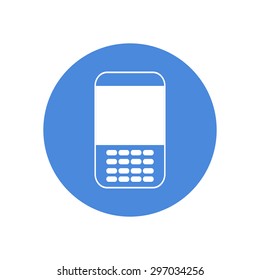Mobile phone Business communication icon, for design presentation in vector