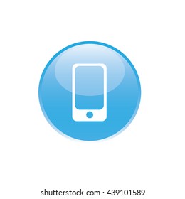 mobile phone button icon-vector