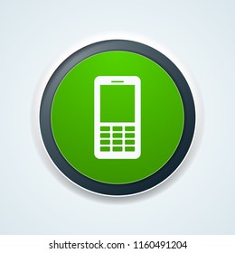 Mobile Phone button illustration