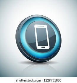 Mobile Phone button illustration