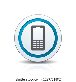 Mobile Phone button illustration