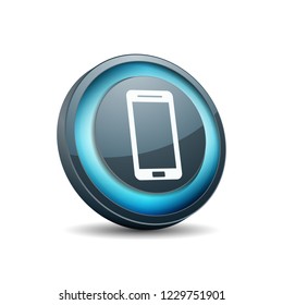 Mobile Phone button illustration