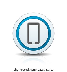 Mobile Phone button illustration