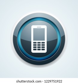 Mobile Phone button illustration