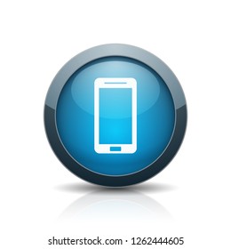 Mobile Phone button illustration