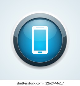 Mobile Phone button illustration