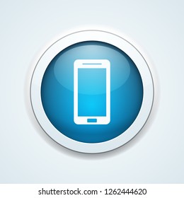 Mobile Phone button illustration