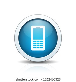Mobile Phone button illustration