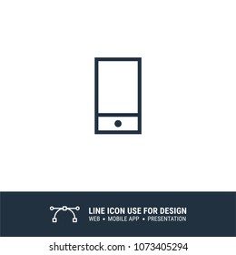 mobile phone button label icon