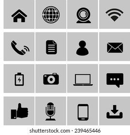 Mobile Phone buttons set