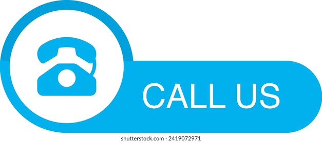 mobile phone call us icon button