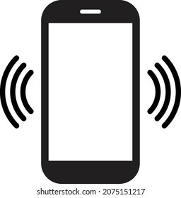 Mobile Phone, Call Vector Illustration On White Background. 