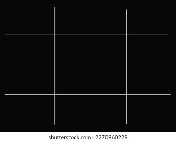 Mobile phone camera app screen template on black background. Vector illustration.