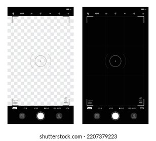 Mobile phone camera user interface