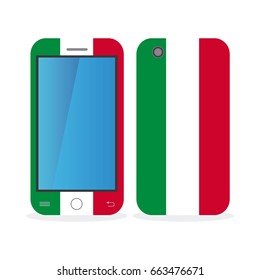 Mobile phone case with the flag of Hungary