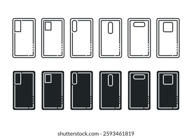 Mobile phone case icon. Illustration vector