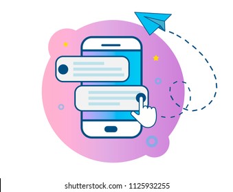 Send Message Images Stock Photos Vectors Shutterstock