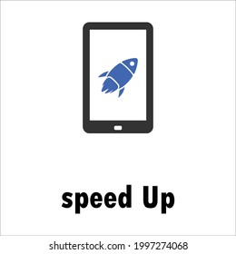 mobile phone clean up icon