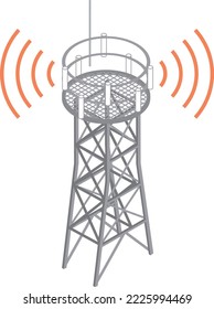 Mobile phone communication base station tower