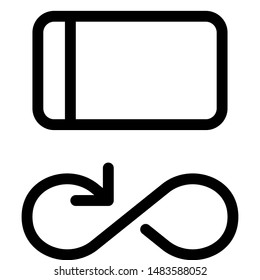 Mobile phone compass calibration with loop arrow