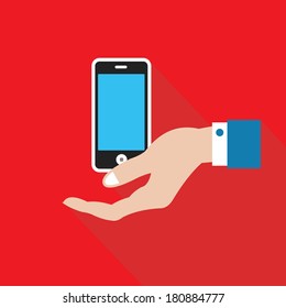 Mobile phone concept,vector