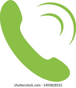 Mobile phone, Connection, call, talk, communication Icon, symbol, element, sign. Vector graphic. Isolated on white. Flat style design. Colorful