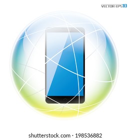 Mobile phone in cyberspace
