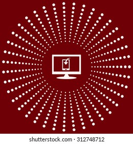 Mobile Phone Download Icon. vector design