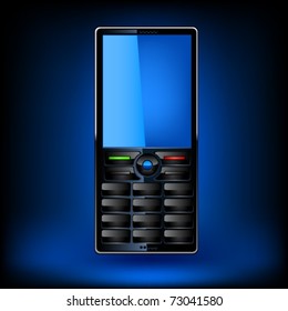 Mobile phone. editable vector file. Original design.