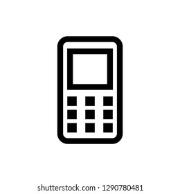 Mobile Phone Feature Phone Favorites Icon Vector