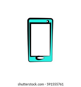 Mobile phone flat icon