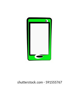 Mobile phone flat icon