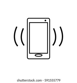 Mobile phone flat icon