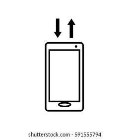 Mobile phone flat icon
