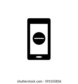 Mobile phone flat icon