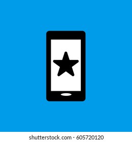 Mobile phone flat icon
