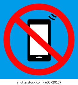 Mobile phone flat icon
