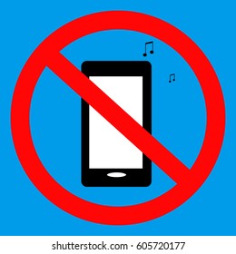 Mobile phone flat icon