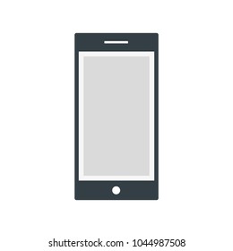 Mobile phone flat style design vector eps10. Smartphone icon. Flat style smartphone icon.