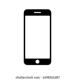 Mobile phone . Flat style. vector illustration on white background