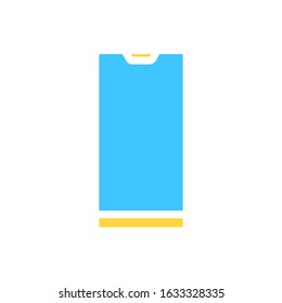 mobile phone flat vector icon - ui icon vector