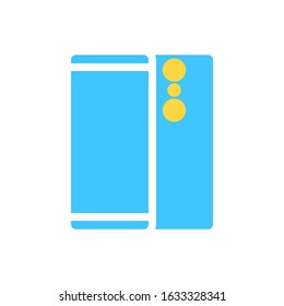 mobile phone flat vector icon - ui icon vector