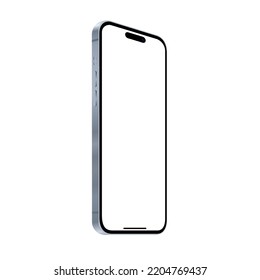 Mobiltelefonrahmen blauer Maschine neues Modell Jahr 2022 