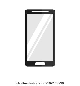 ilustración vectorial de teléfono móvil o gadget