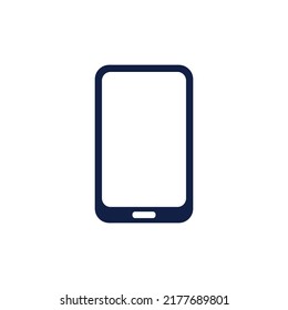 Mobile Phone Glyph Icon Design Vector Image