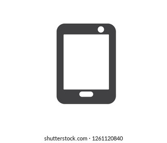 mobile phone glyph solid icon illustration vector,mobile phone icon illustration