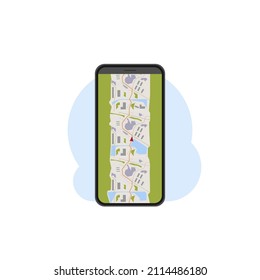Mobile phone with GPS map for the exact address. 