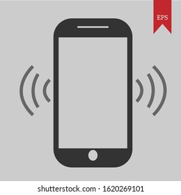 mobile phone graphic vector illustration rings, it can be used for icons, web logos, profile icons and even application logos, and cell phone product logos