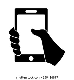 Mobile phone in hand