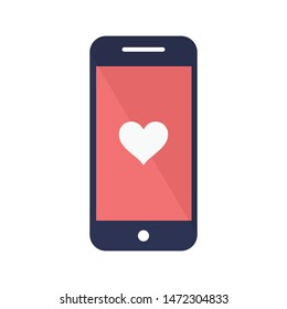 10,013 Cell phone heart Stock Vectors, Images & Vector Art | Shutterstock